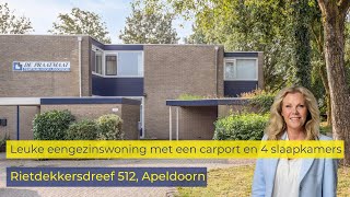 Rietdekkersdreef 512 Apeldoorn  Buurman Makelaardij Apeldoorn [upl. by Brittney525]