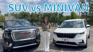 SUV vs MINVAN THE GREAT DEBATE [upl. by Aenit387]