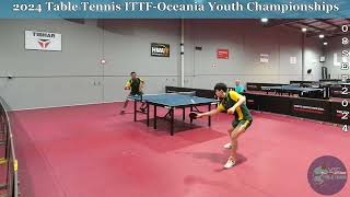 Aditya AUS vs Won AUS 🏓 Final Top Points 🏓 2024 Table Tennis ITTF Oceania Youth Championships [upl. by Winsor]