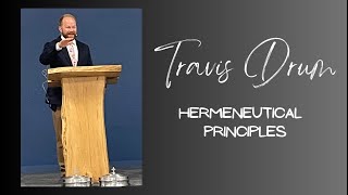 Hermeneutical Principles [upl. by Collette]