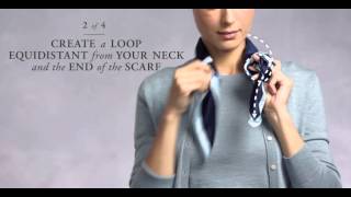 How To Tie A Neckerchief  Brooks Brothers [upl. by Etennaej]