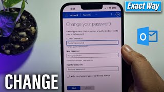 How To Change Outlook Password On iPhone  Full Guide [upl. by Nic]