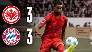 6goal spectacle ends in draw  Eintracht Frankfurt vs FC Bayern 33  Highlights amp Interviews [upl. by Santoro]