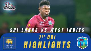 1st ODI  Highlights  West Indies Tour Of Sri Lanka  20th October 2024 [upl. by Zohara]