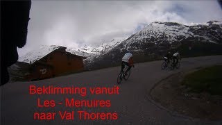 Beklimming Les Menuires  Val Thorens [upl. by Yrag]