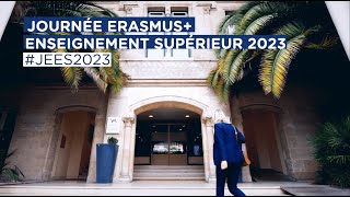 Journée Erasmus Enseignement Supérieur 2023 à Bordeaux [upl. by Yort]