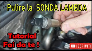 PULIZIA COMPLETA SONDA LAMBDA E SMONTAGGIO TUTORIAL [upl. by Enimzzaj]