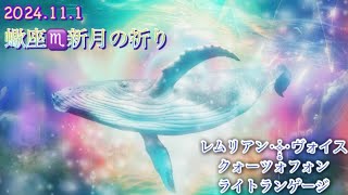 Crystal‧✧̣̥̇‧Sound蠍座♏新月の祈り432hz quartzophone クォーツォフォン ヒーリング癒しクリスタルくじらソング ライトランゲージ 癒しの周波数 [upl. by Roosnam885]