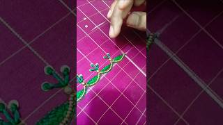 Maggam work Blouse design trendingshortsviralvideo zamzamboutiquebridalarifshortvideoshorts [upl. by Lauber780]