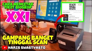 CARA CETAK TIKET BIOSKOP  GAMPANG BANGET TANPA ANTRI TINGGAL SCAN [upl. by Nongim]