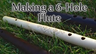 How to make a wooden flute [upl. by Yankee]