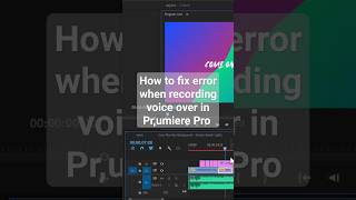 How To Enable Greyed microphone for recording voice over in Premiere Pro [upl. by Dubois]