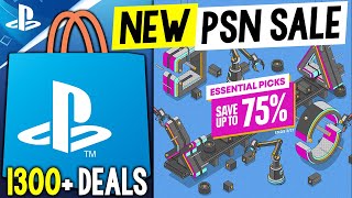 MASSIVE NEW PSN SALE PSN ESSENTIAL PICKS SALE 1300 Deals NEW PlayStation Game Deals 2024 [upl. by Nodarse]