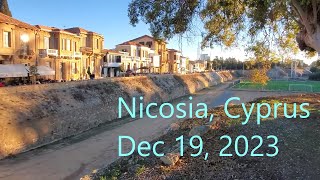 Walking in the North Part of Nicosia Cyprus Dec 19 2023 [upl. by Jenesia]