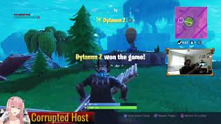 Corrupted Host gets HypeZone on Fortnite WatchMixer Mixer [upl. by Oruhtra]