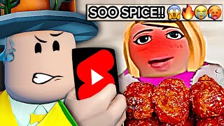 Roasting Cringe Roblox Shorts MUKBANG [upl. by Nnyroc]