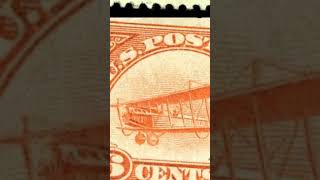 Collection of 1918 🇺🇸 Airmail Postage Stamps of Jenny Airplane ✈️ history [upl. by Oicaroh]