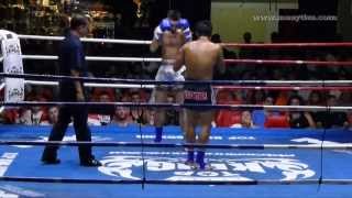 Muay Thai  Damien vs Daopragai  Patong Boxing Stadium 4th January 2014 [upl. by Esinert]