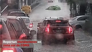 Fuertes lluvias provocan serias inundaciones en el sur de la ciudad [upl. by Oremodlab934]