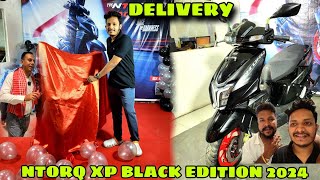 Tvs NTORQ Xp Black Edition 2024 DeliveryFull Features Explained Power Onroadprice in Silchar [upl. by Yrocej]