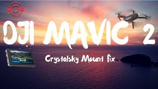 Dji CrystalSky 55 Mount mod for Mavic 2 Pro and Zoom Controller Mount Fix [upl. by Ranice630]