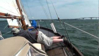 Sailing Narragansett Bay On King Haakon [upl. by Enedan]