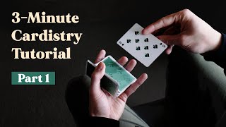 Beginner Cardistry  3Minute Tutorial  Part 1 [upl. by Rumilly]