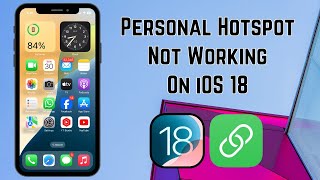 How to Fix Personal Hotspot Not Working on iPhone After iOS 18 Update [upl. by Marquis]