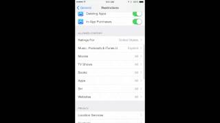 How to Set Restrictions on an iPhone or iPad [upl. by Nnylyam563]