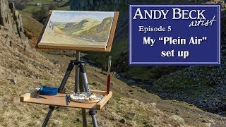 Plein Air watercolour painting setup with Andy Beck [upl. by Wolfgang202]