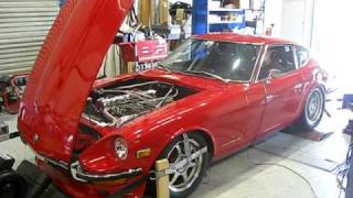 240Z dyno run 3  31 stroker 264 rwhp  6000 [upl. by Sierra]