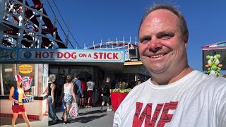 On Location Bumblebee Hailee Steinfeld Hot Dog on a Stick Location Santa Cruz Beach Boardwalk [upl. by Dlanod737]