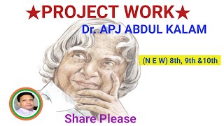 Project work Abdul Kalam 🙏Share plz🙏 8th 9th10th Class [upl. by Atnahs]