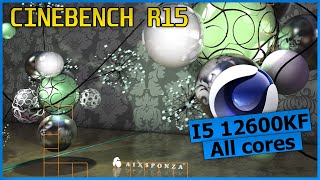 i5 12600KF Cinebench R15 Multicore amp Single Core test [upl. by Hadeehsar]