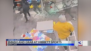 Hibbett Sports the latest business to be effected by a smash and grab [upl. by Nylesoy]