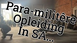 Paramilitêre Opleiding in SA [upl. by Helbonnas]