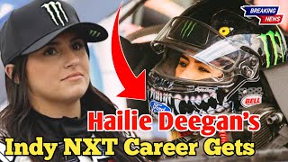 Hailie Deegans Indy NXT Career Gets Off to Rather Slow Start  nascar las vegas [upl. by Lirpa]