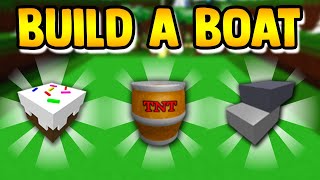 how to get EXCLUSIVE BLOCKS🌟all ways  Build a boat for Treasure ROBLOX [upl. by Nestor]