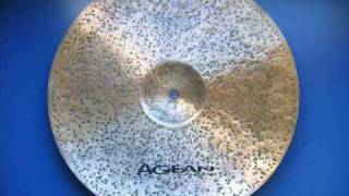 Agean Cymbals Ride Natural 20quot [upl. by Ardnossak482]