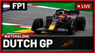 F1 Live  Dutch GP FP1 Watchalong  Live Timing and Reaction [upl. by Germaine800]