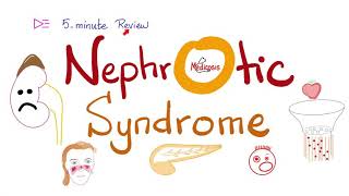 Nephrotic Syndrome  Five 🖐 Minute Review [upl. by Allan517]