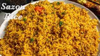 A Delicious and Simple recipe for Sazon Rice by TerriAnn’s Kitchen [upl. by Krischer]