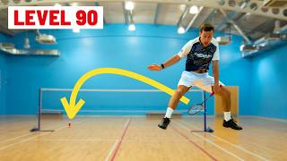 Badminton Trick Shots from Level 1 to Level 100 [upl. by Francene]