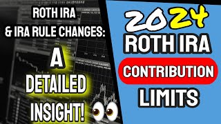 IRA 2024  2024 roth ira contribution limits 2024rothiracontributionlimits ira2024 [upl. by Castra639]