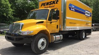 2018 International 4300 22ft Penske Truck Cummins Powered Review [upl. by Natasha]