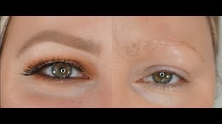 How To Fill In Eyebrows for Beginners  Sparse Eyebrow Tutorial [upl. by Etnovad]