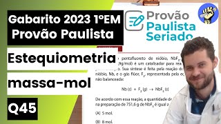 ✏️O composto pentafluoreto de nióbio NbF5 massa molar  1879gmol é um catalisador para reações [upl. by Aicelf714]