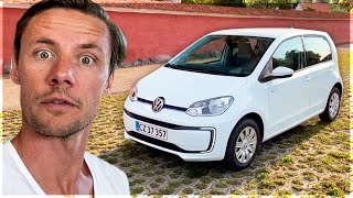 Danmarks BEDSTE OG BILLIGSTE Elbil – Volkswagen eUp 2021 [upl. by Adrienne]