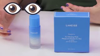 LANEIGE 👁👁🆕 Eye Sleeping Mask Review amp How to Use [upl. by Livesay]