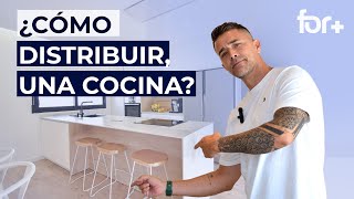 🔵 ¿CÓMÓ UBICAR los muebles de una COCINA 😮‍💨Diseña tu cocina con menos complicaciones [upl. by Anahsor]